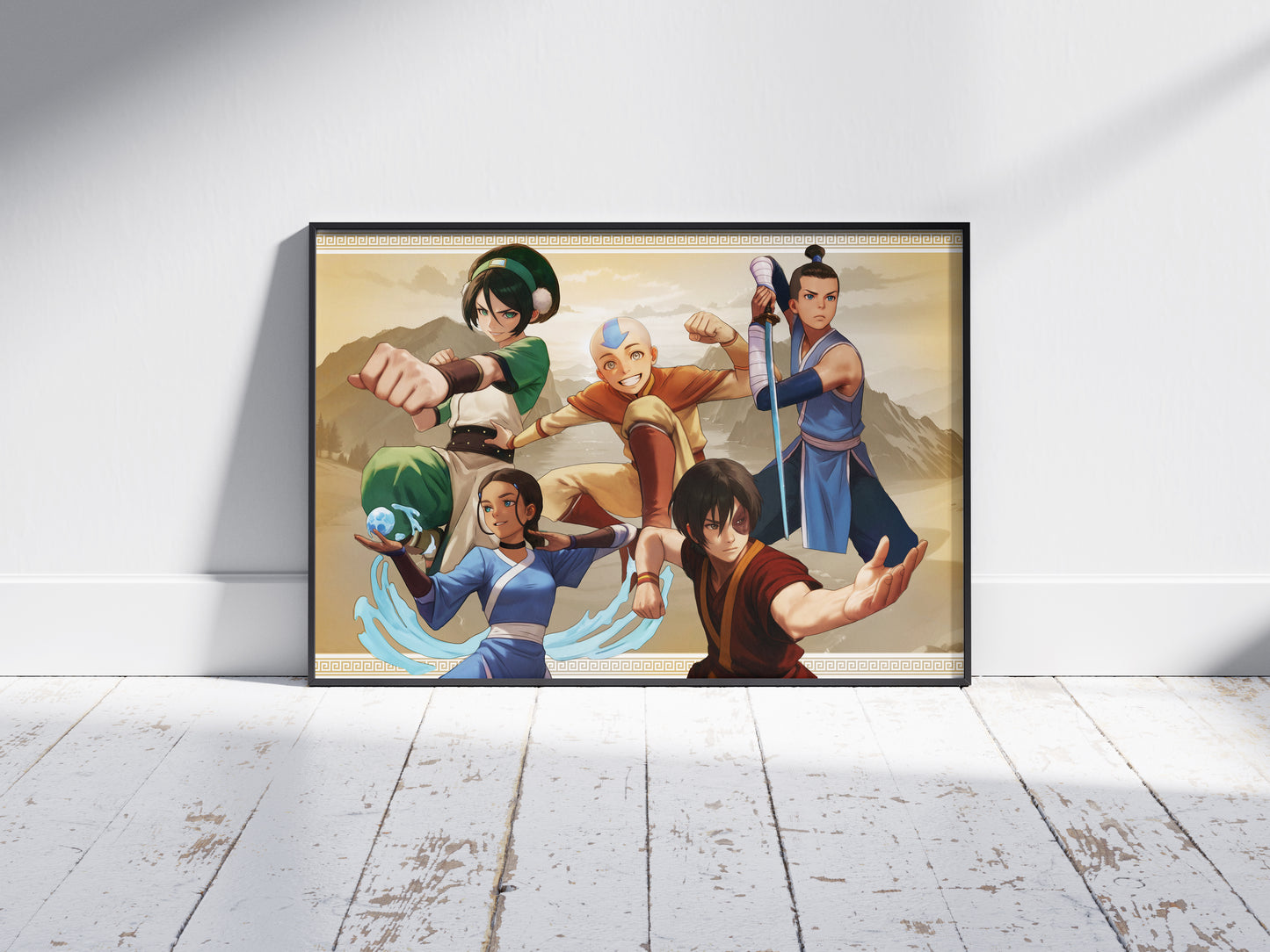 Avatar The Last Airbender Gang Art Print Poster