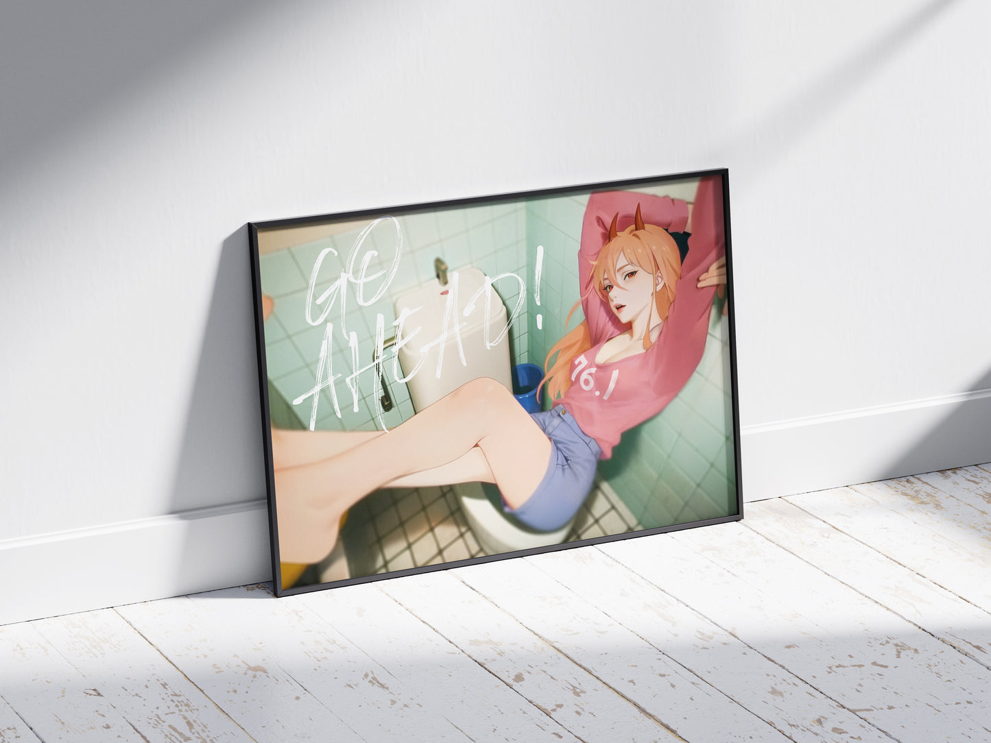Power Chainsawman Anime Art Print Poster