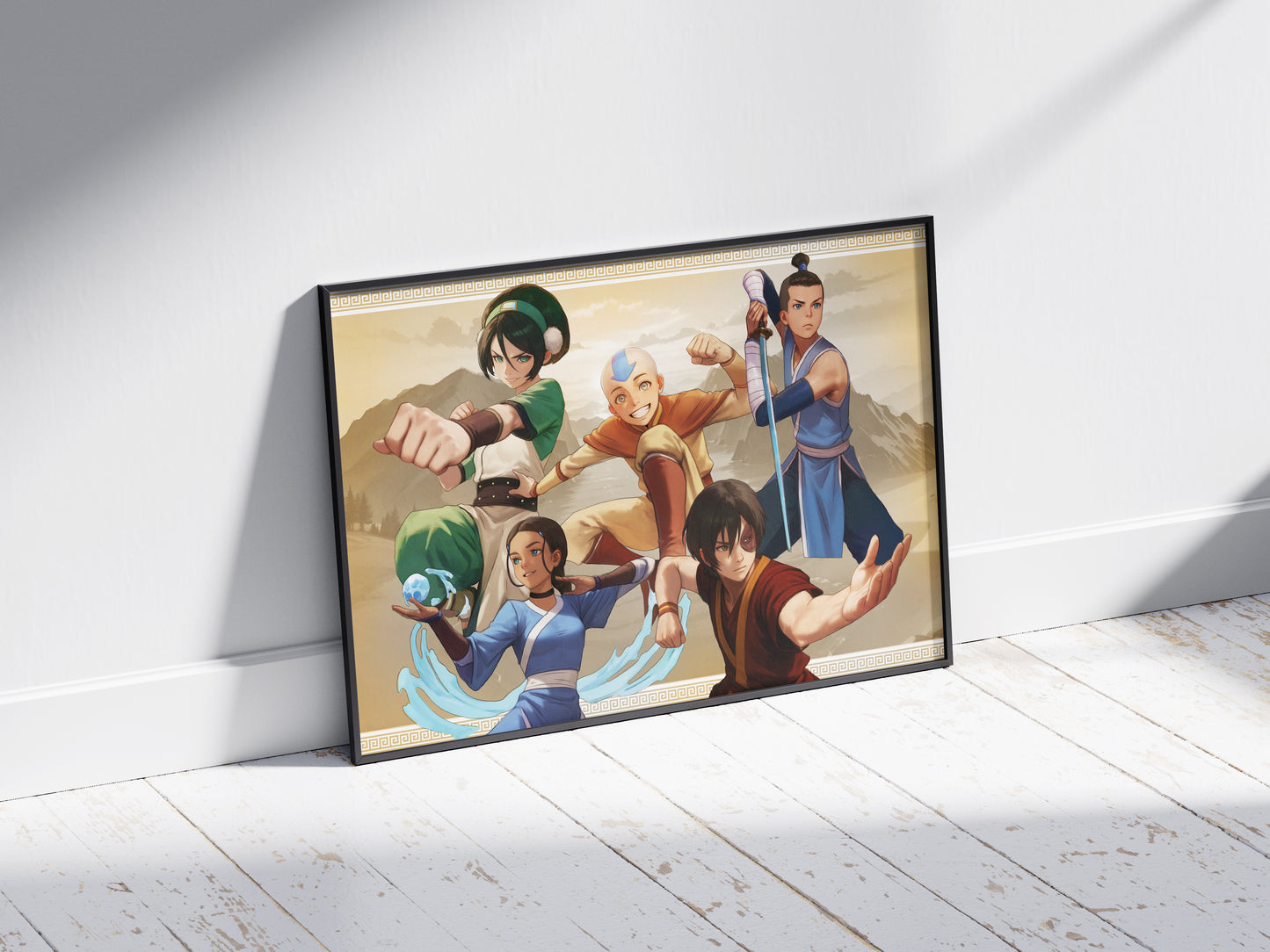 Avatar The Last Airbender Gang Art Print Poster