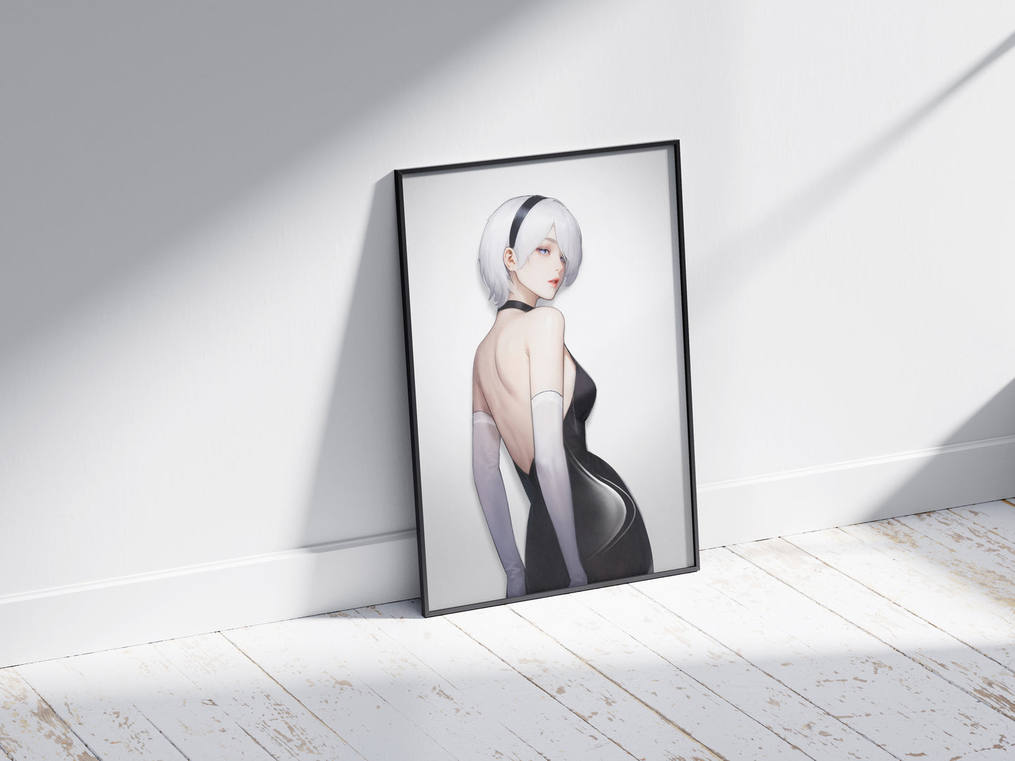 2B Nier Automata Video Game Art Print Poster