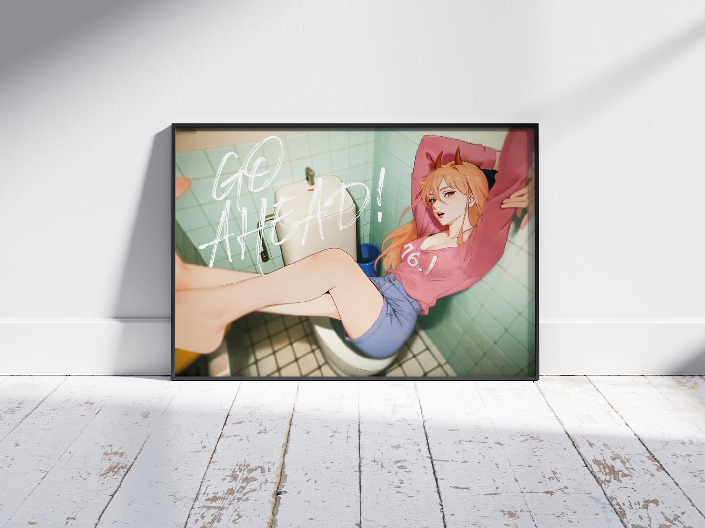 Power Chainsawman Anime Art Print Poster