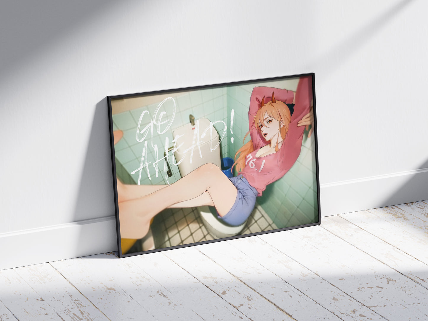 Power Chainsawman Anime Art Print Poster