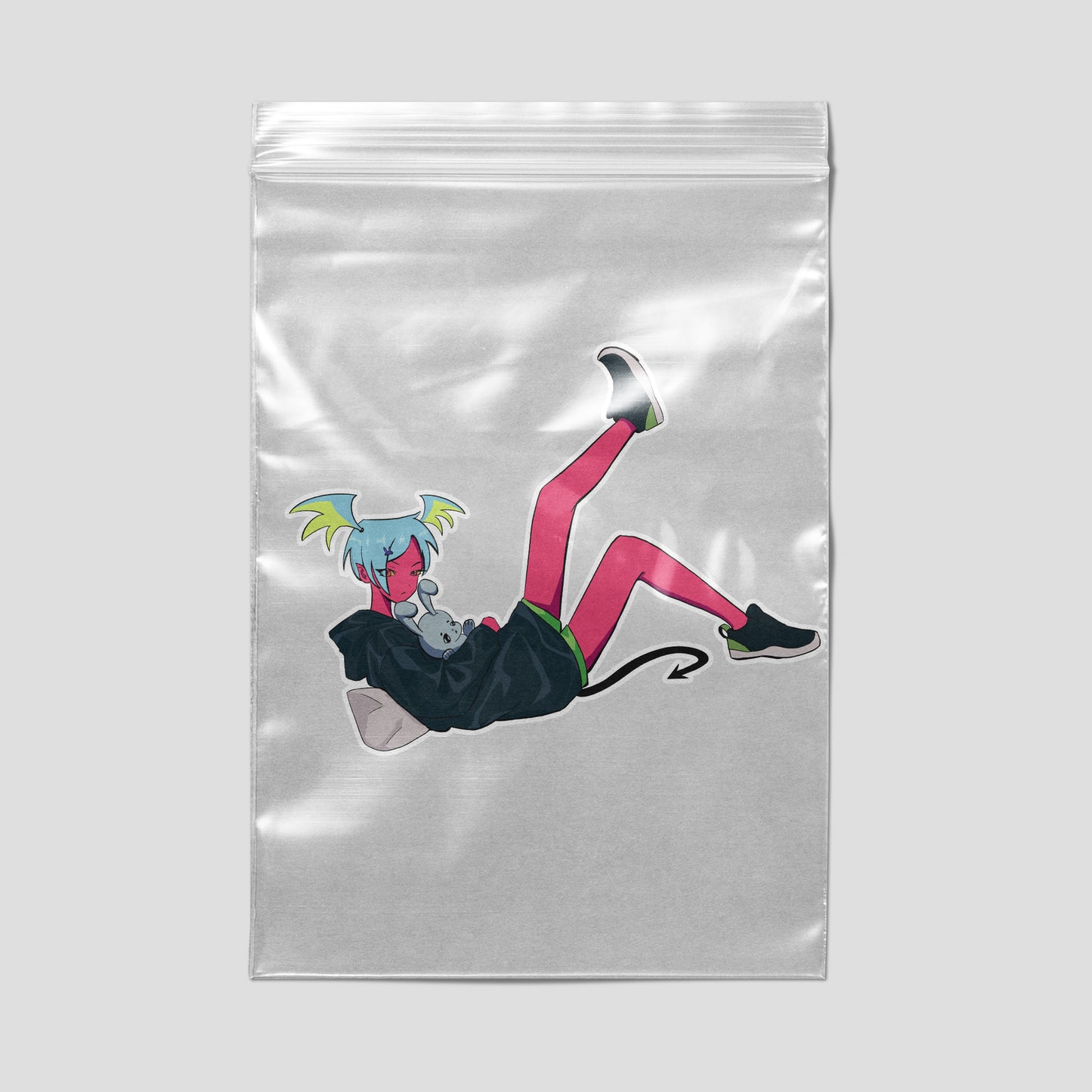 Kawaii Anime Demon Girl Sticker