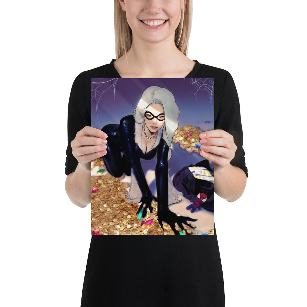 Black Cat MARVEL Art Print Poster