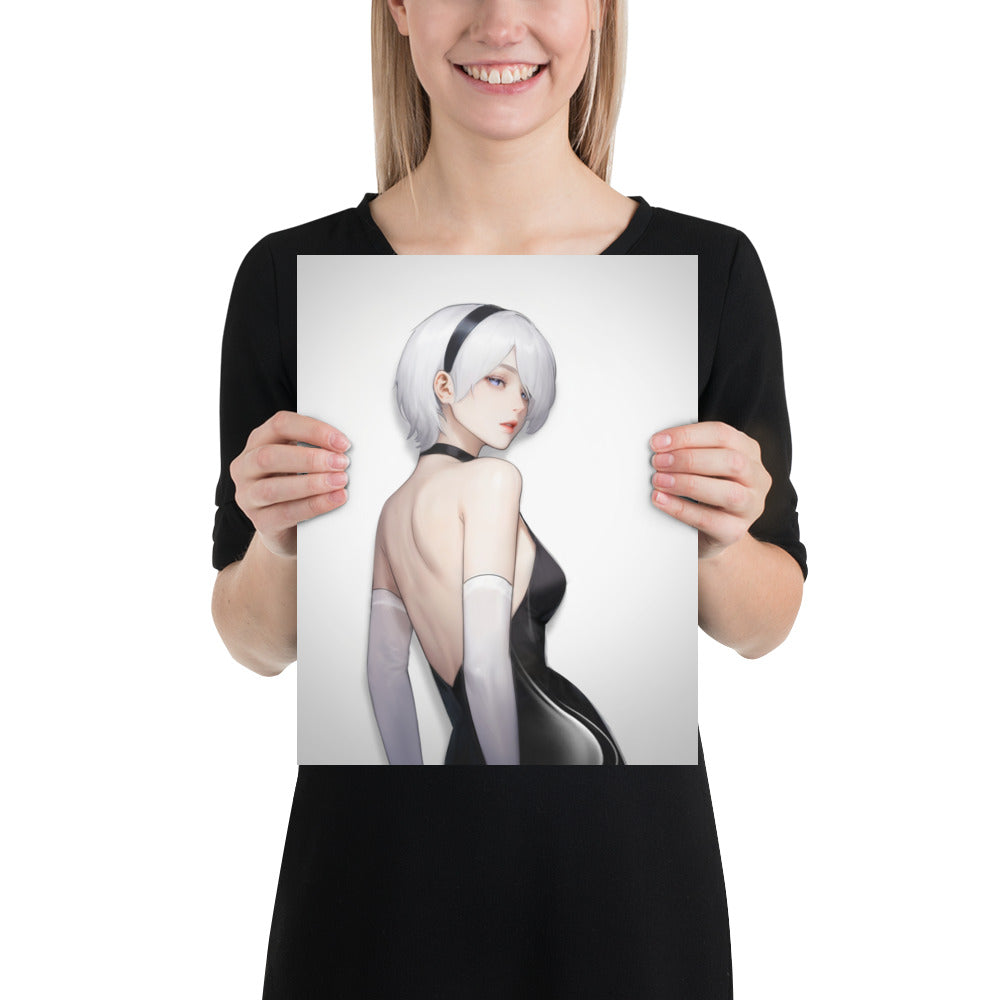 2B Nier Automata Video Game Art Print Poster