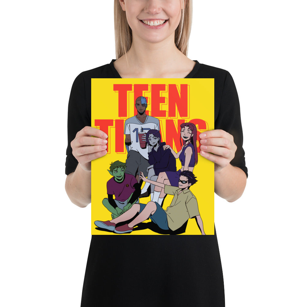 Teen Titans Art Print Poster