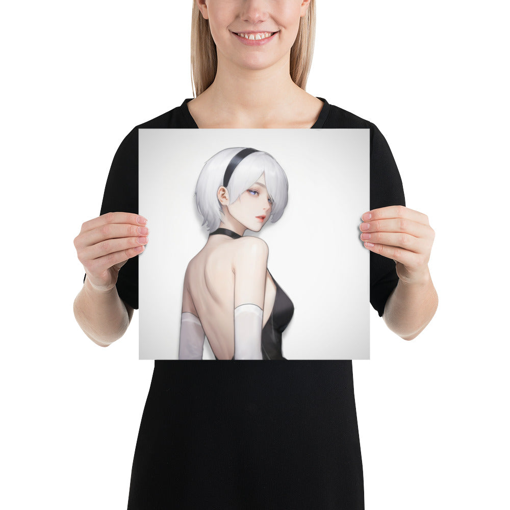 2B Nier Automata Video Game Art Print Poster