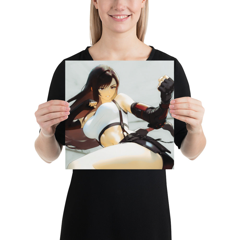 Tifa Final Fantasy Video Game Art Print Poster