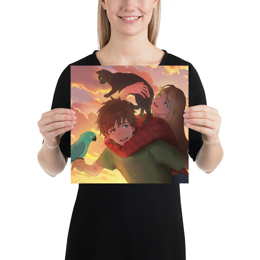 How To Train Your Dragon Modern Take Art Print Poster