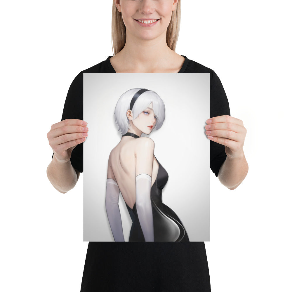 2B Nier Automata Video Game Art Print Poster