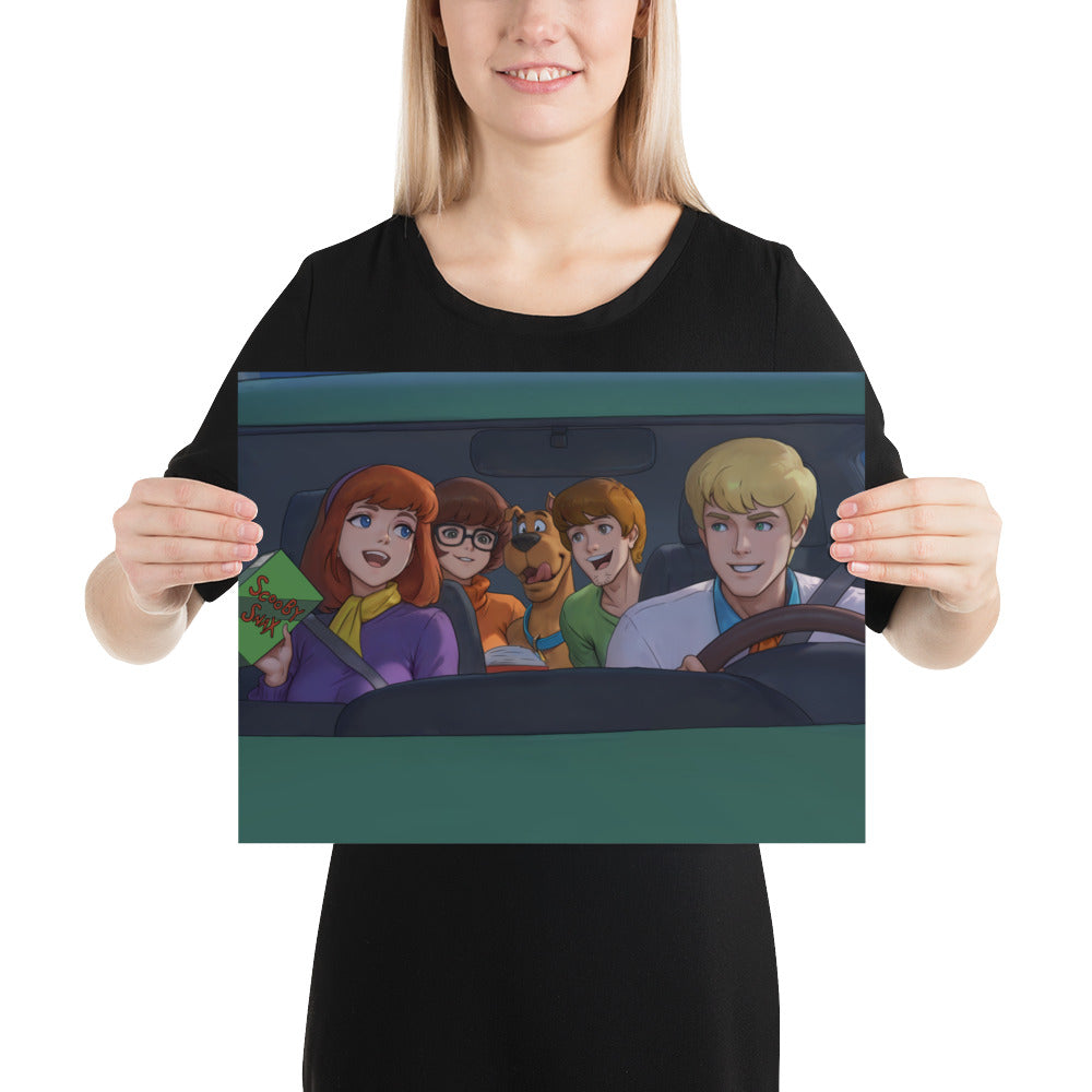 Scooby Doo Art Print Poster