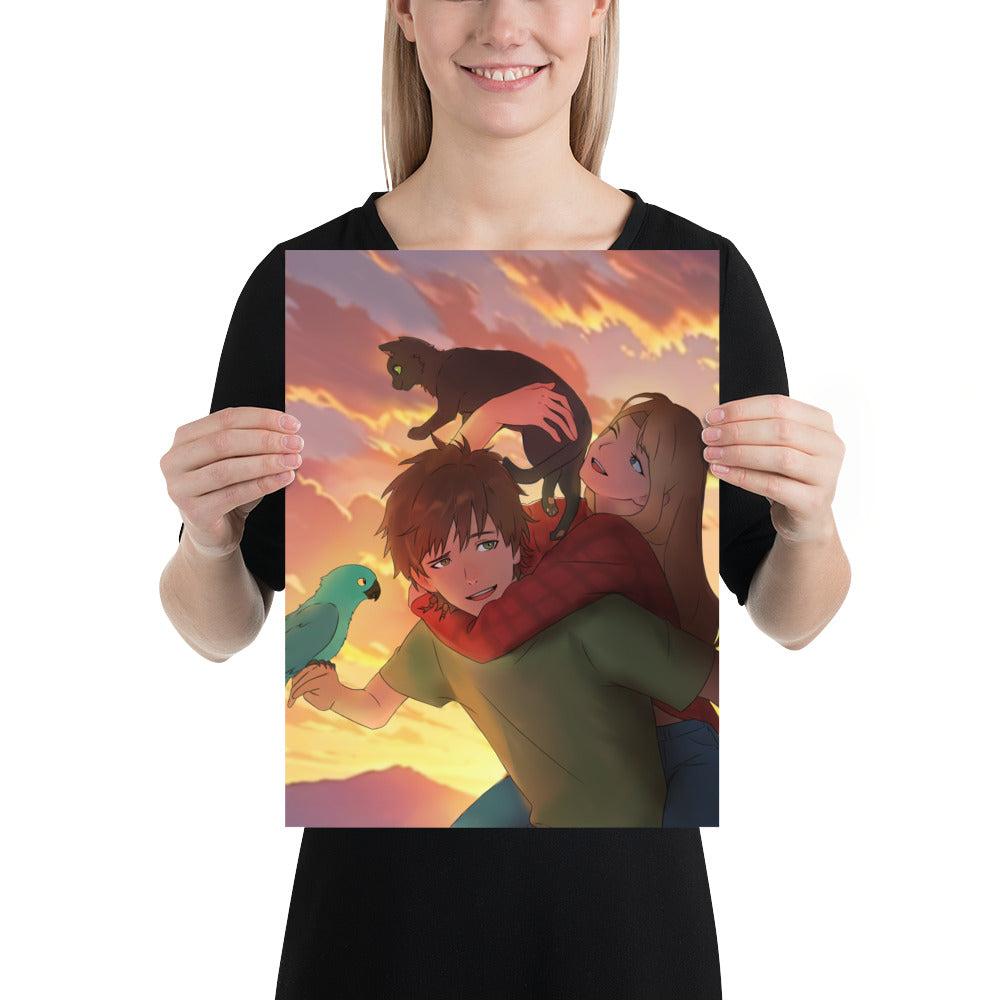 How To Train Your Dragon Modern Take Art Print Poster