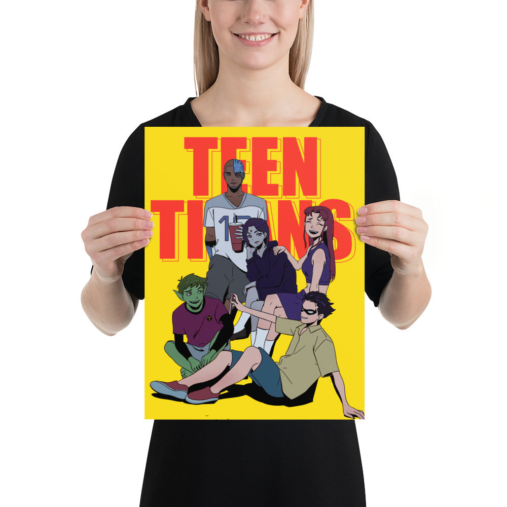 Teen Titans Art Print Poster