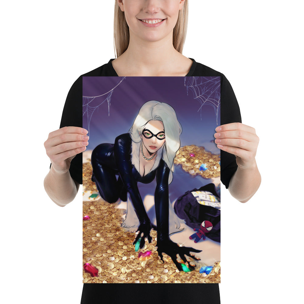 Black Cat MARVEL Art Print Poster