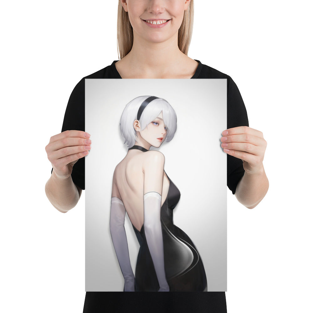 2B Nier Automata Video Game Art Print Poster
