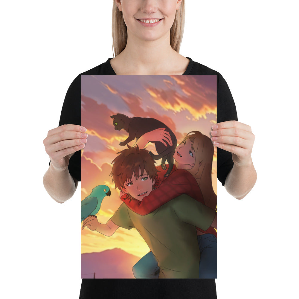 How To Train Your Dragon Modern Take Art Print Poster