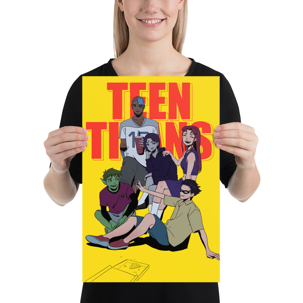 Teen Titans Art Print Poster