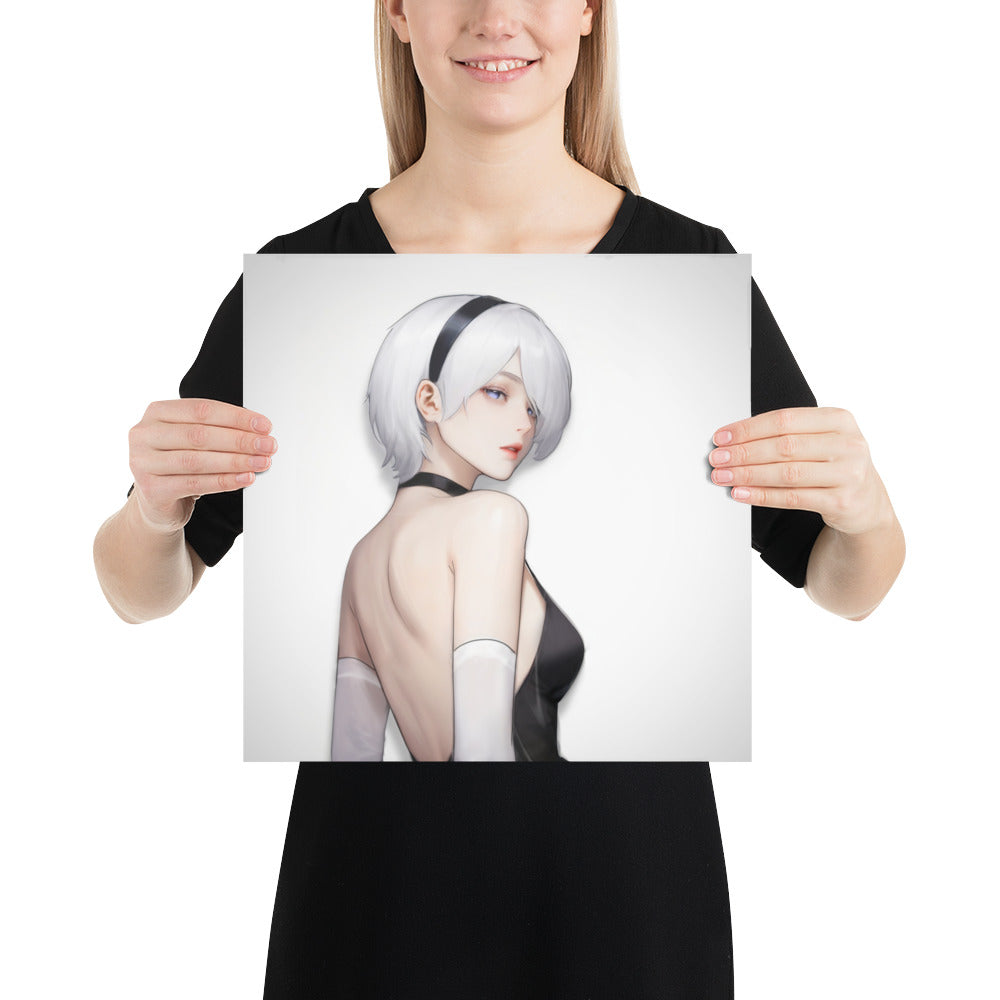 2B Nier Automata Video Game Art Print Poster