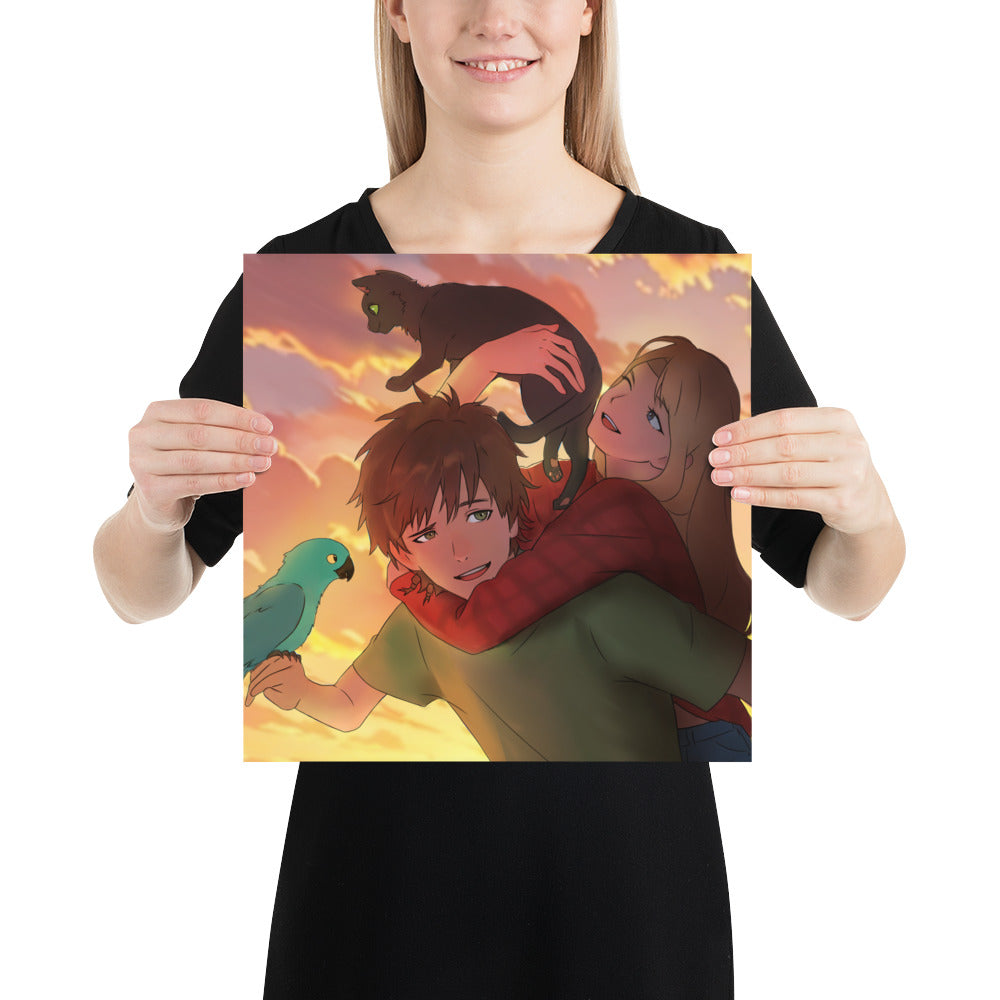 How To Train Your Dragon Modern Take Art Print Poster