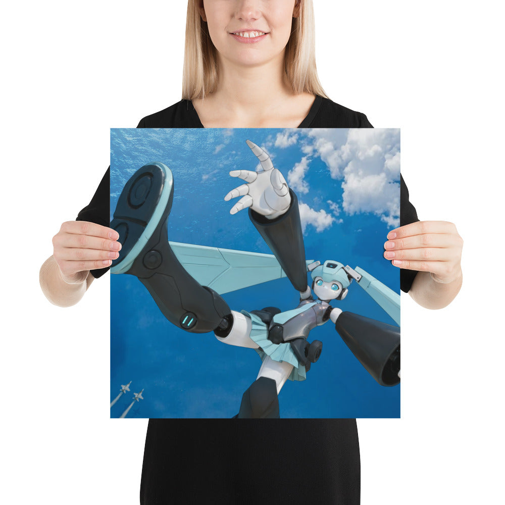 CYBER MIKU Art Print Poster