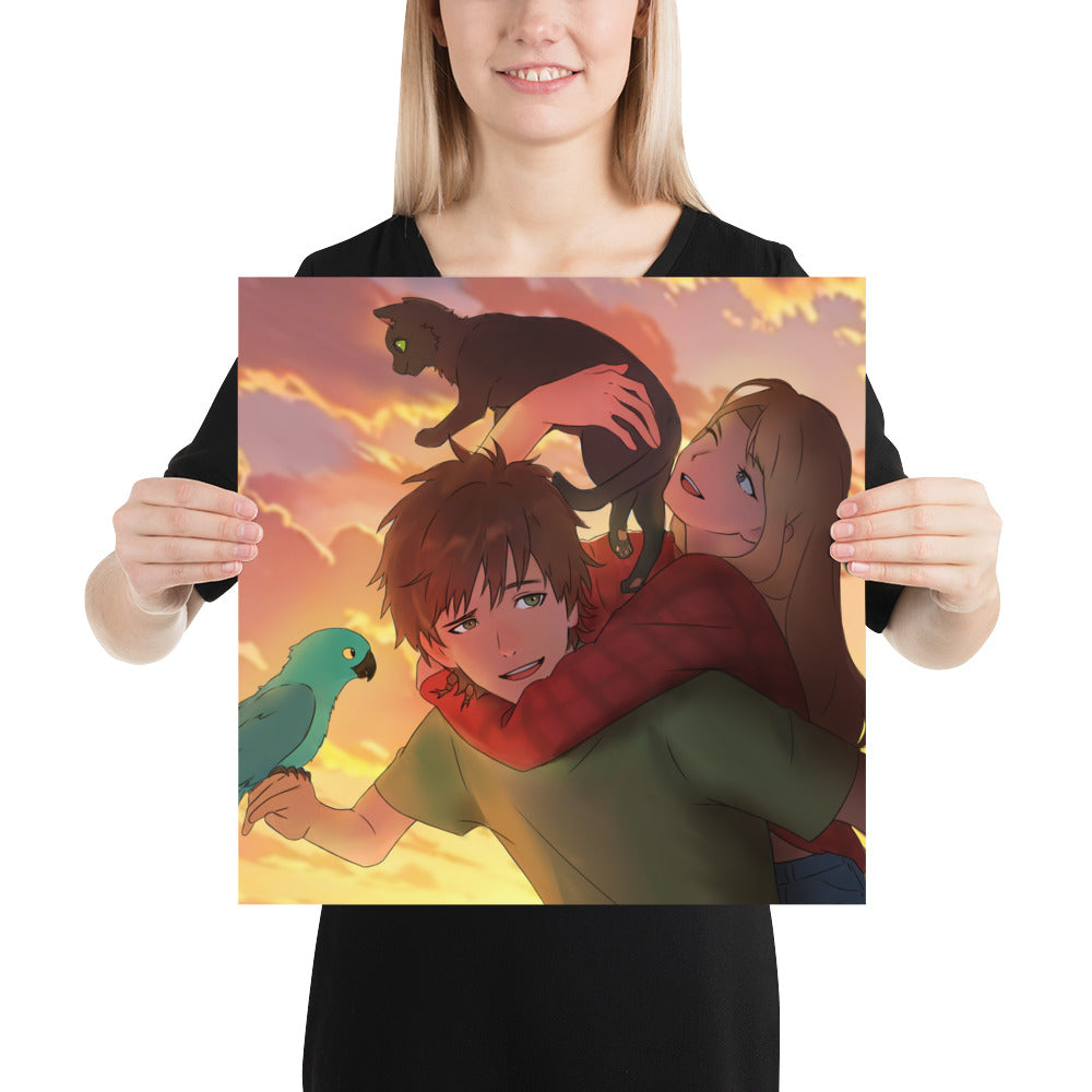 How To Train Your Dragon Modern Take Art Print Poster