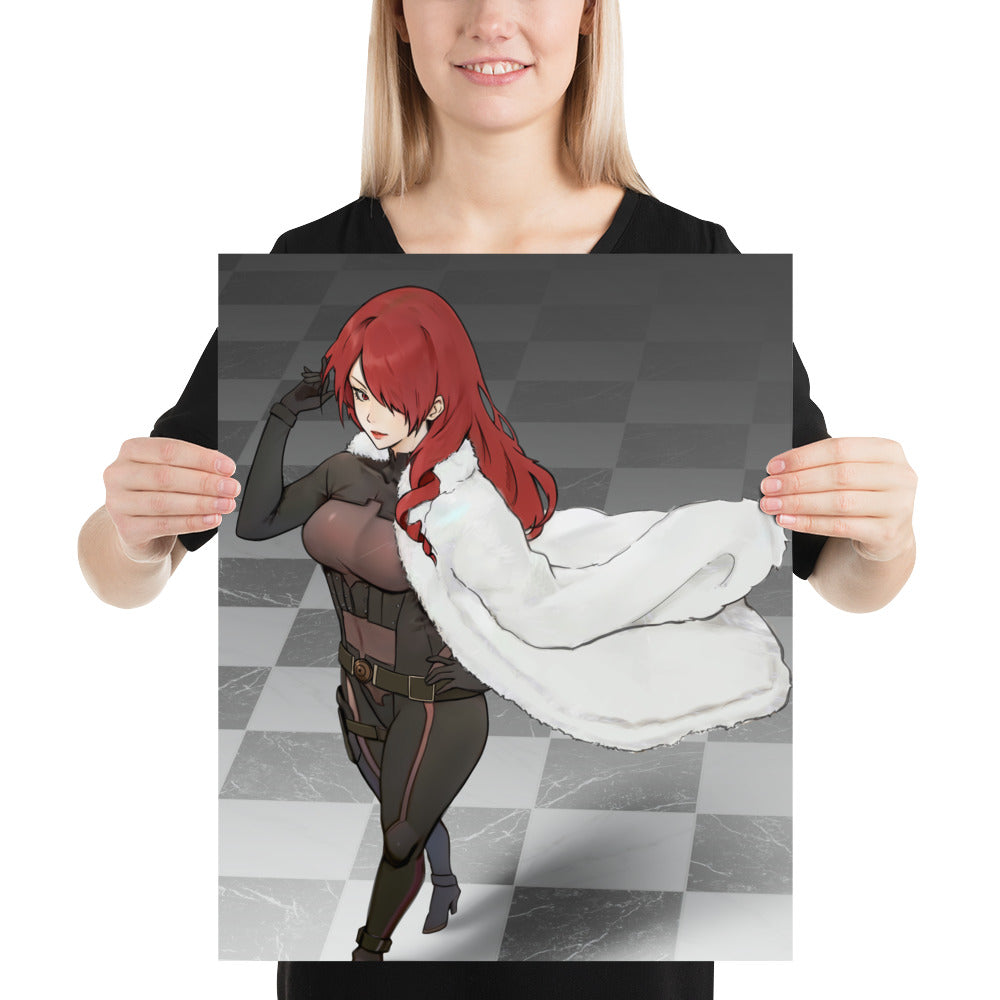 Mitsuru Kirijo Art Print Persona 3 Poster