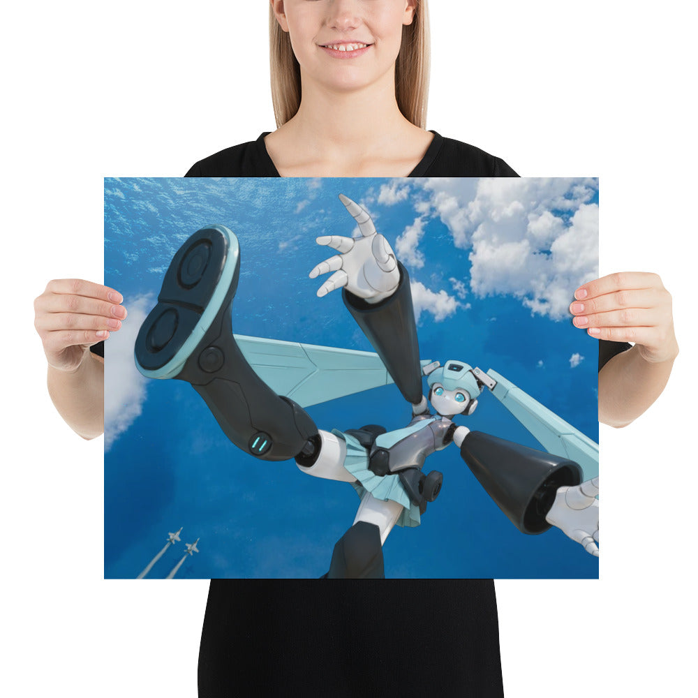 CYBER MIKU Art Print Poster
