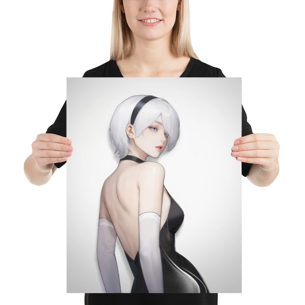 2B Nier Automata Video Game Art Print Poster