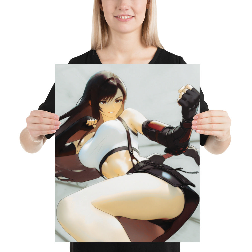 Tifa Final Fantasy Video Game Art Print Poster