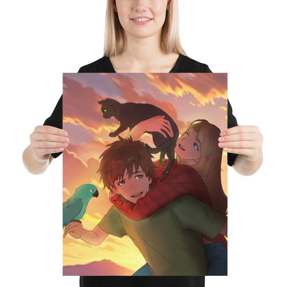 How To Train Your Dragon Modern Take Art Print Poster