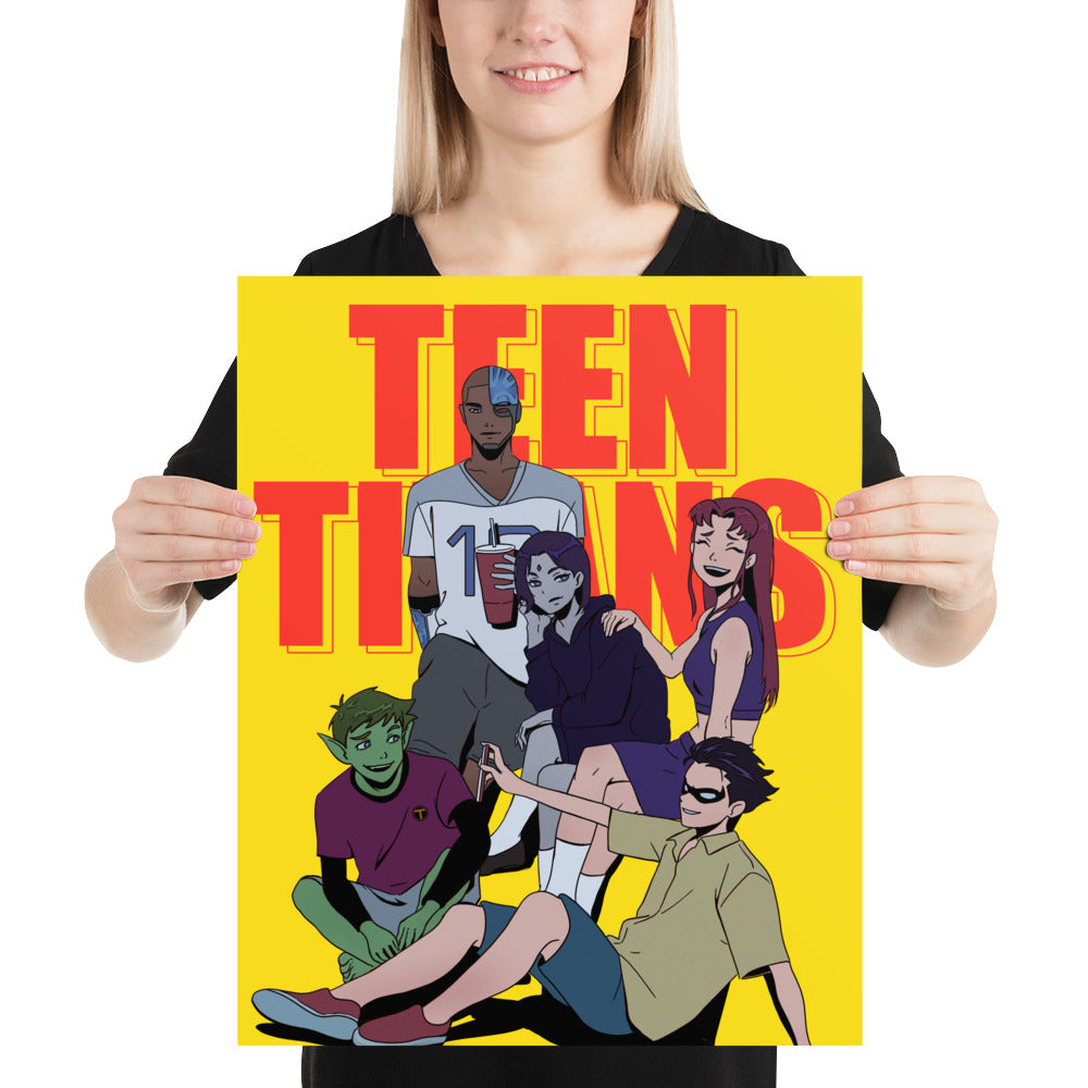 Teen Titans Art Print Poster
