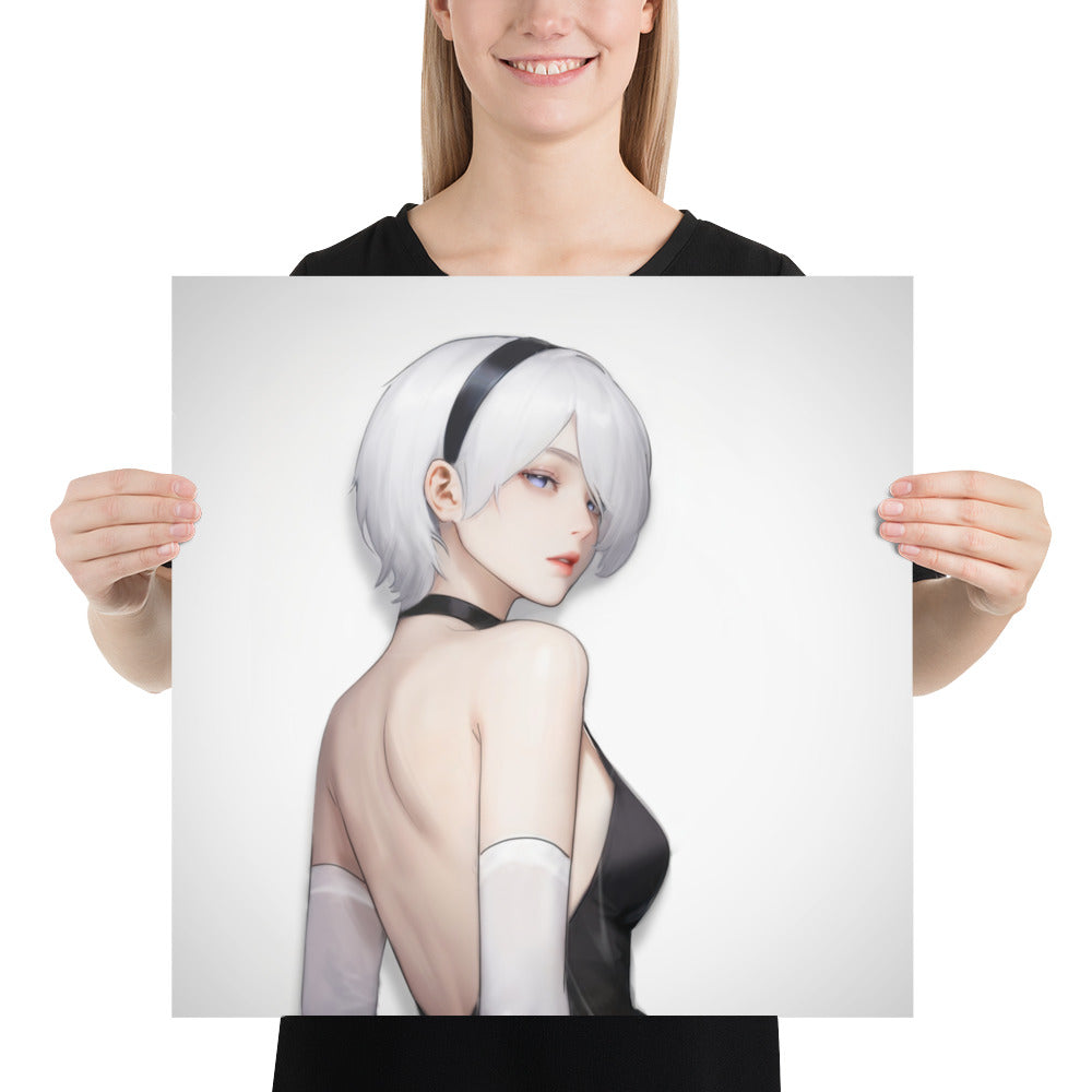 2B Nier Automata Video Game Art Print Poster