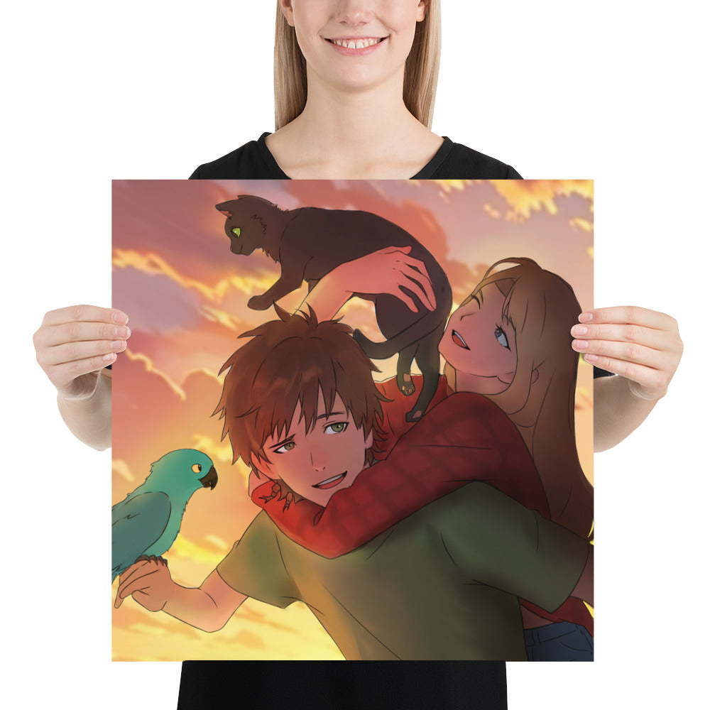How To Train Your Dragon Modern Take Art Print Poster