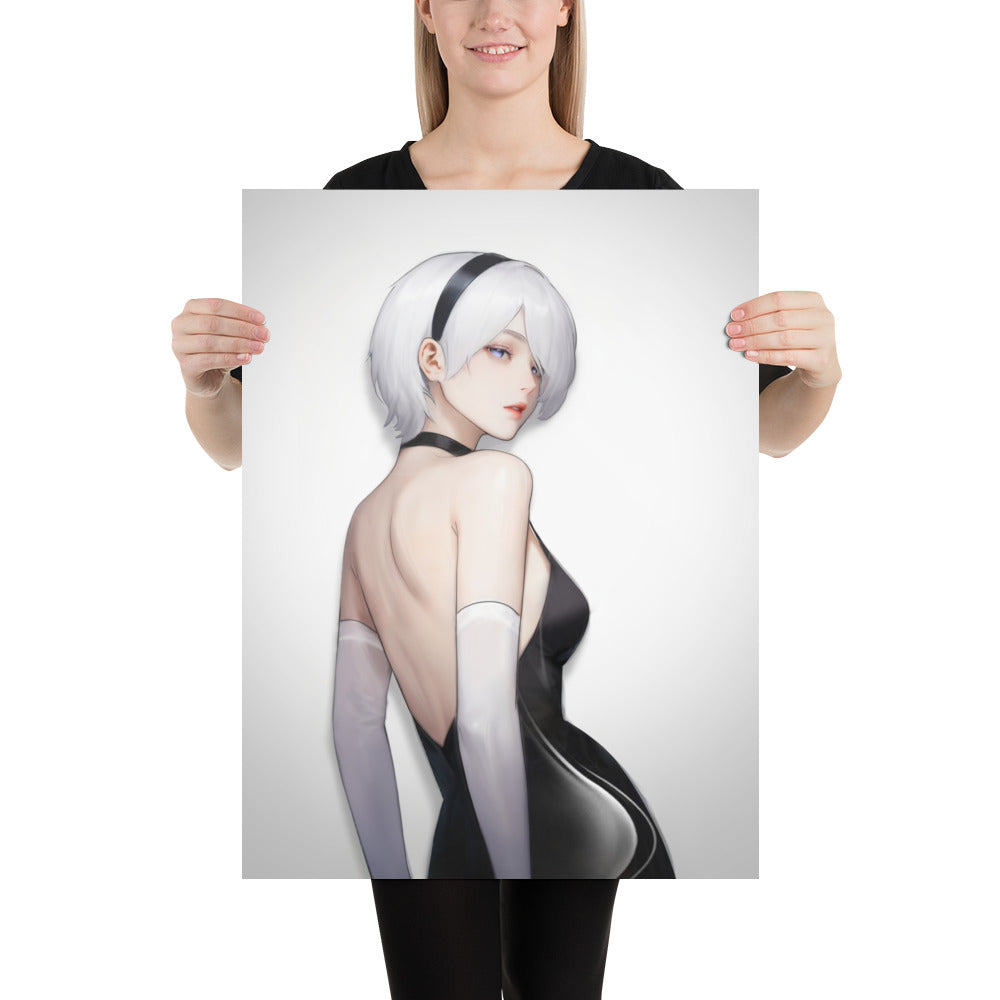 2B Nier Automata Video Game Art Print Poster