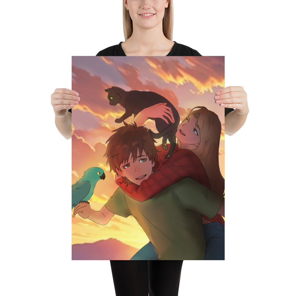 How To Train Your Dragon Modern Take Art Print Poster
