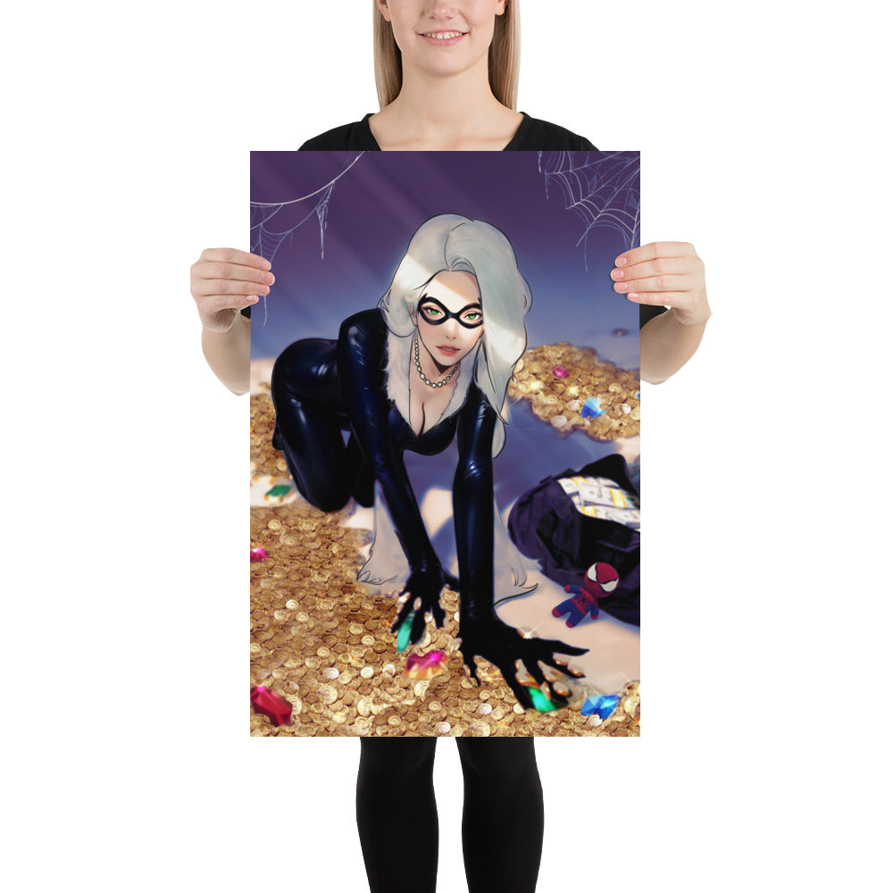 Black Cat MARVEL Art Print Poster