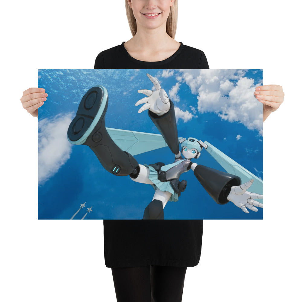 CYBER MIKU Art Print Poster