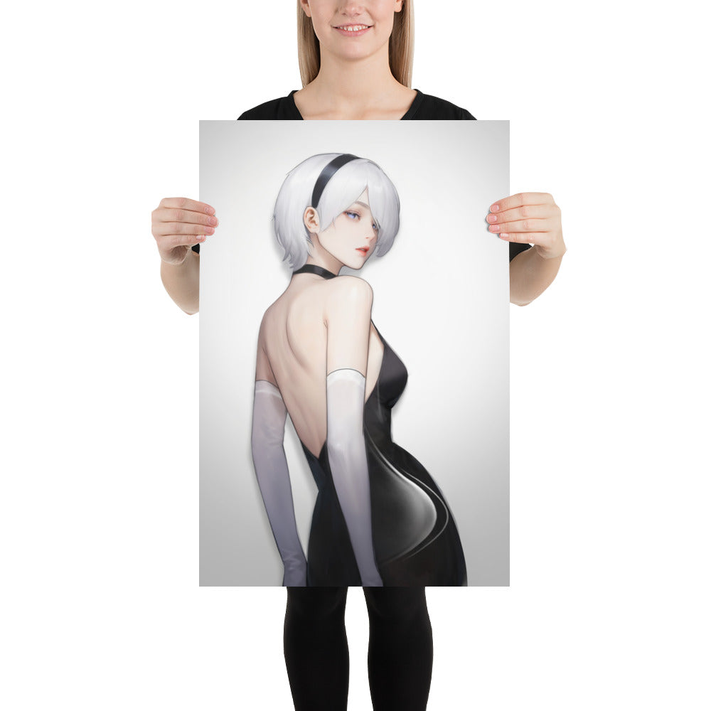 2B Nier Automata Video Game Art Print Poster