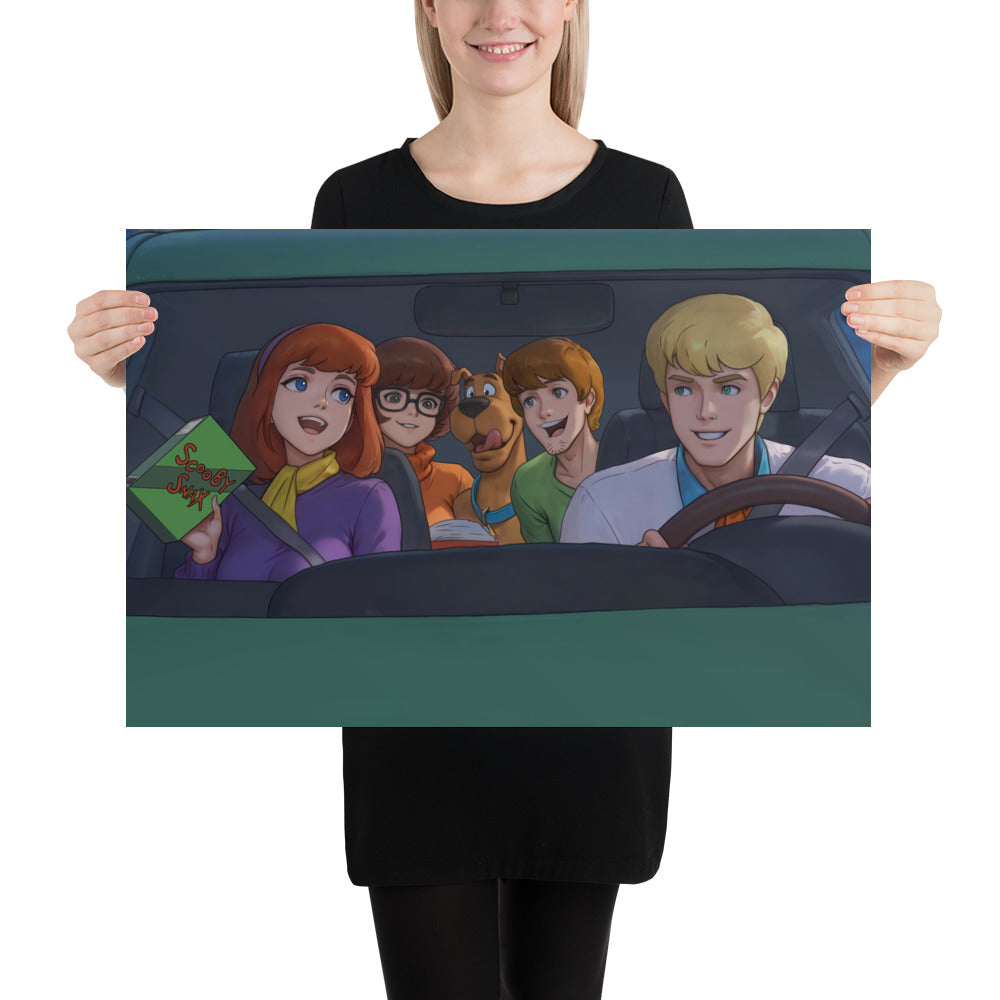 Scooby Doo Art Print Poster