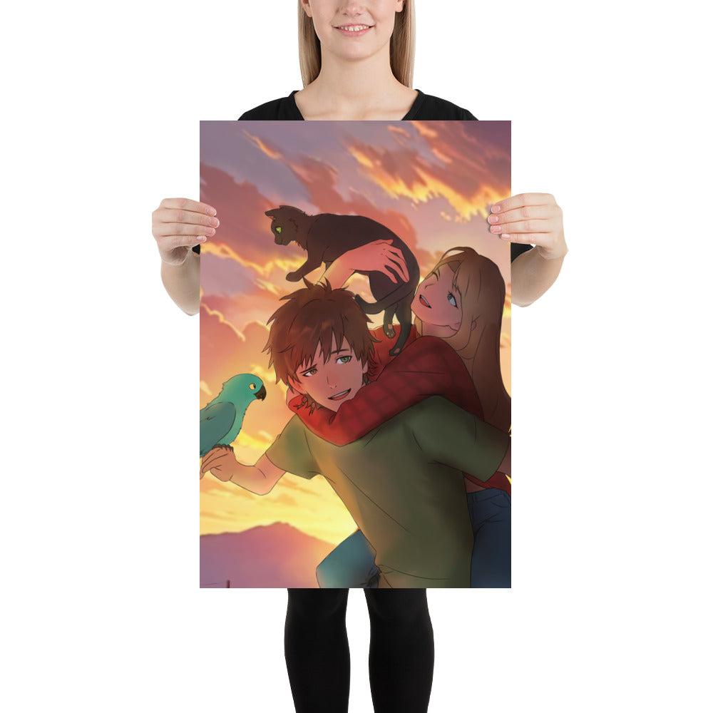 How To Train Your Dragon Modern Take Art Print Poster
