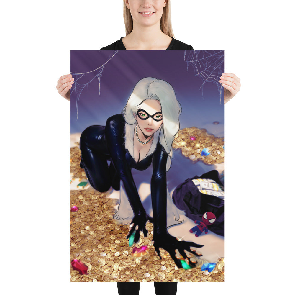 Black Cat MARVEL Art Print Poster