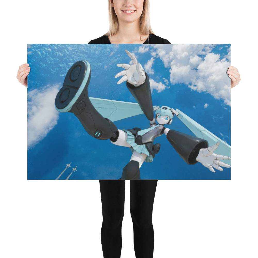 CYBER MIKU Art Print Poster