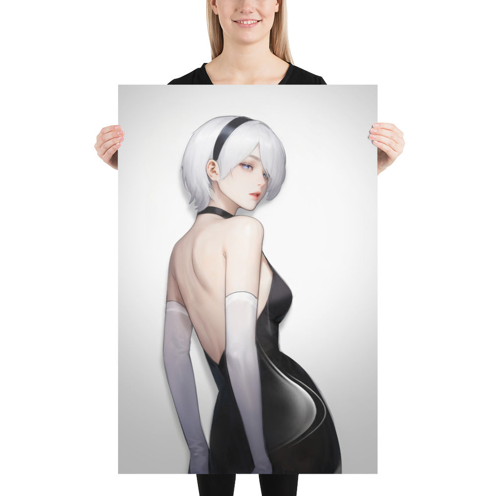2B Nier Automata Video Game Art Print Poster