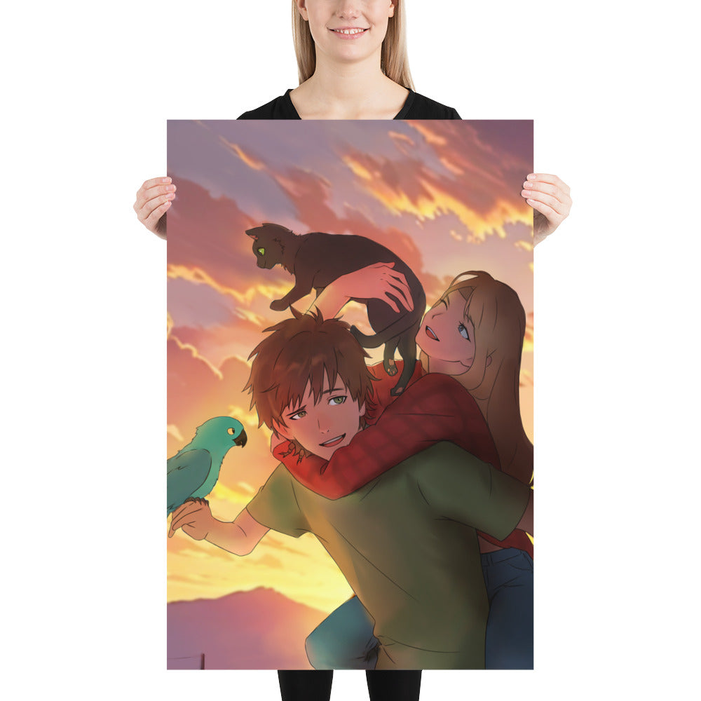How To Train Your Dragon Modern Take Art Print Poster