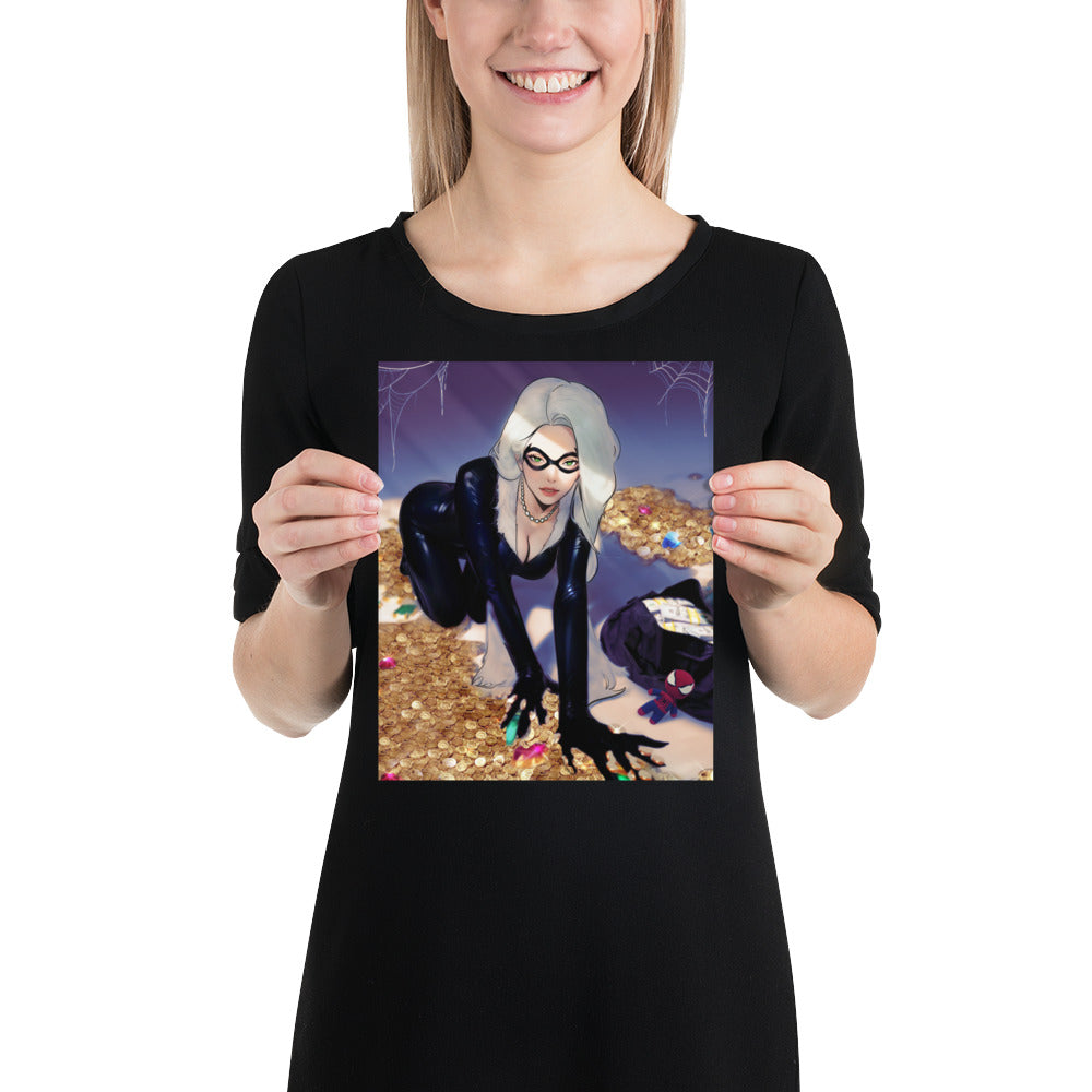 Black Cat MARVEL Art Print Poster