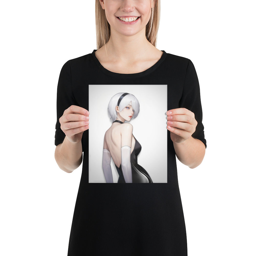 2B Nier Automata Video Game Art Print Poster