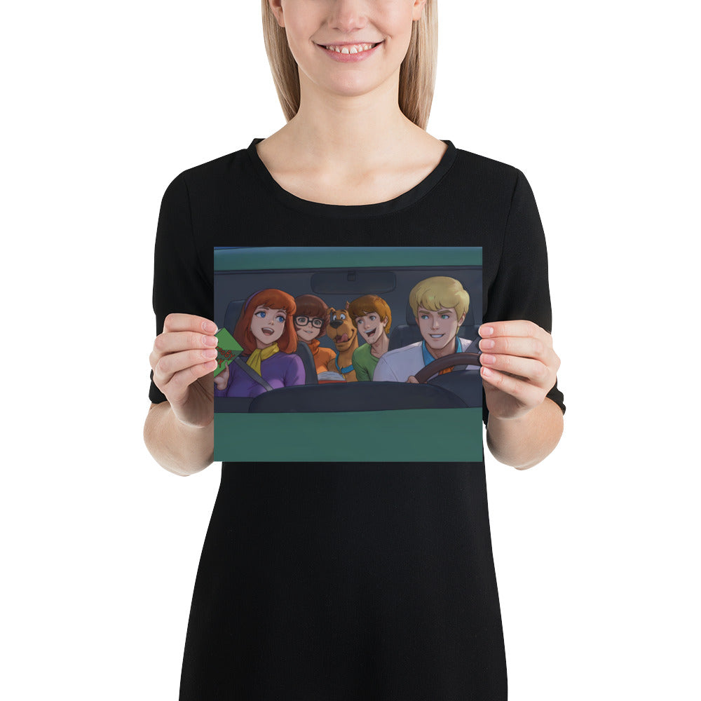 Scooby Doo Art Print Poster