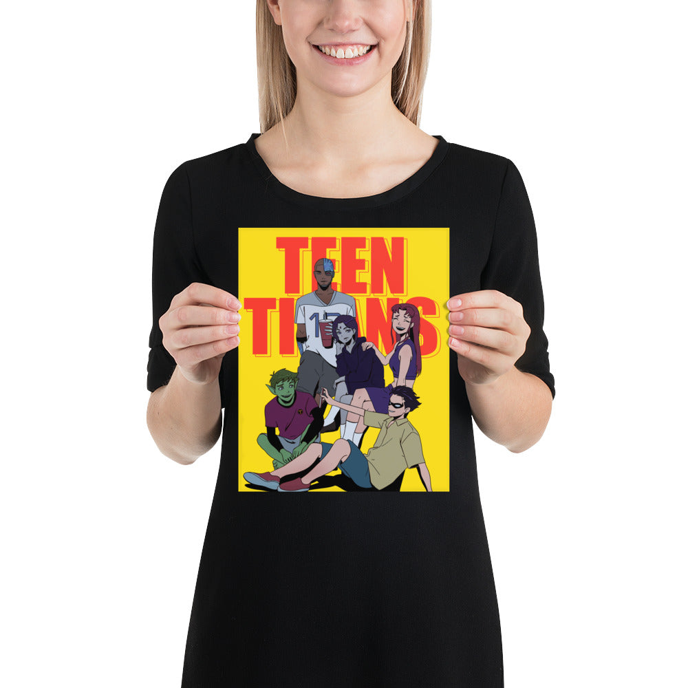 Teen Titans Art Print Poster