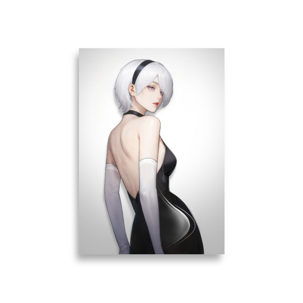 2B Nier Automata Video Game Art Print Poster