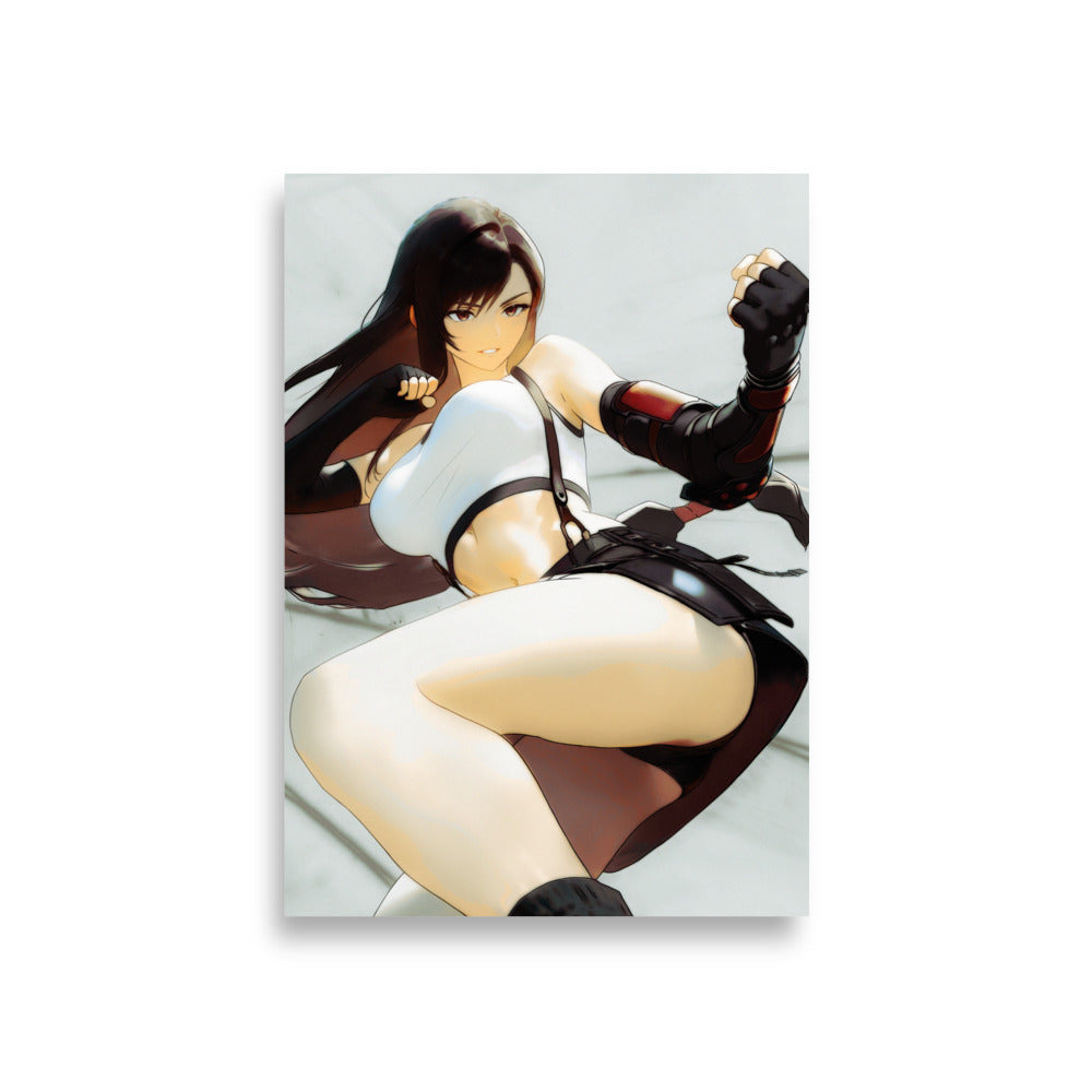 Tifa Final Fantasy Video Game Art Print Poster